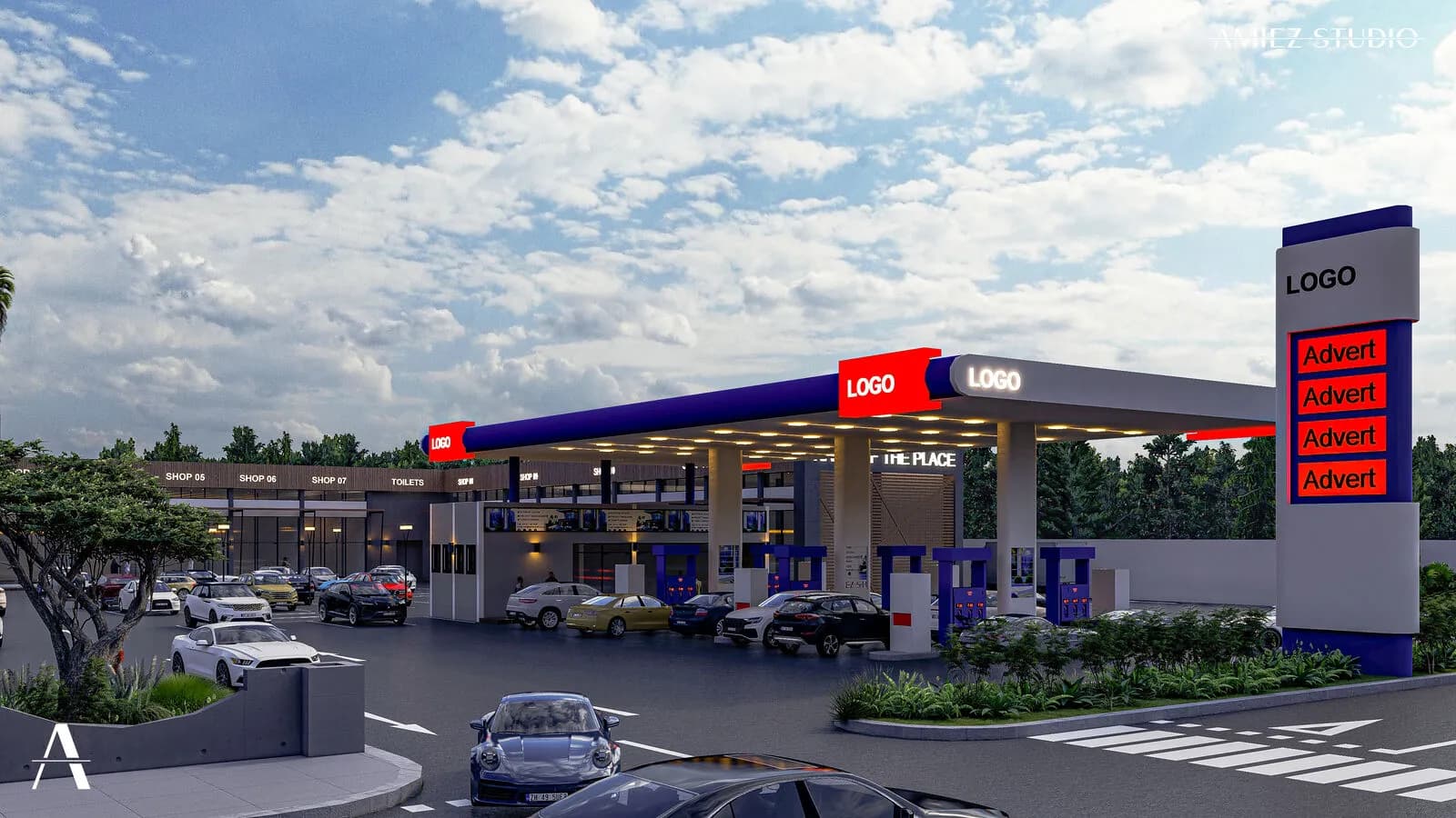 Shopping Centre exterior