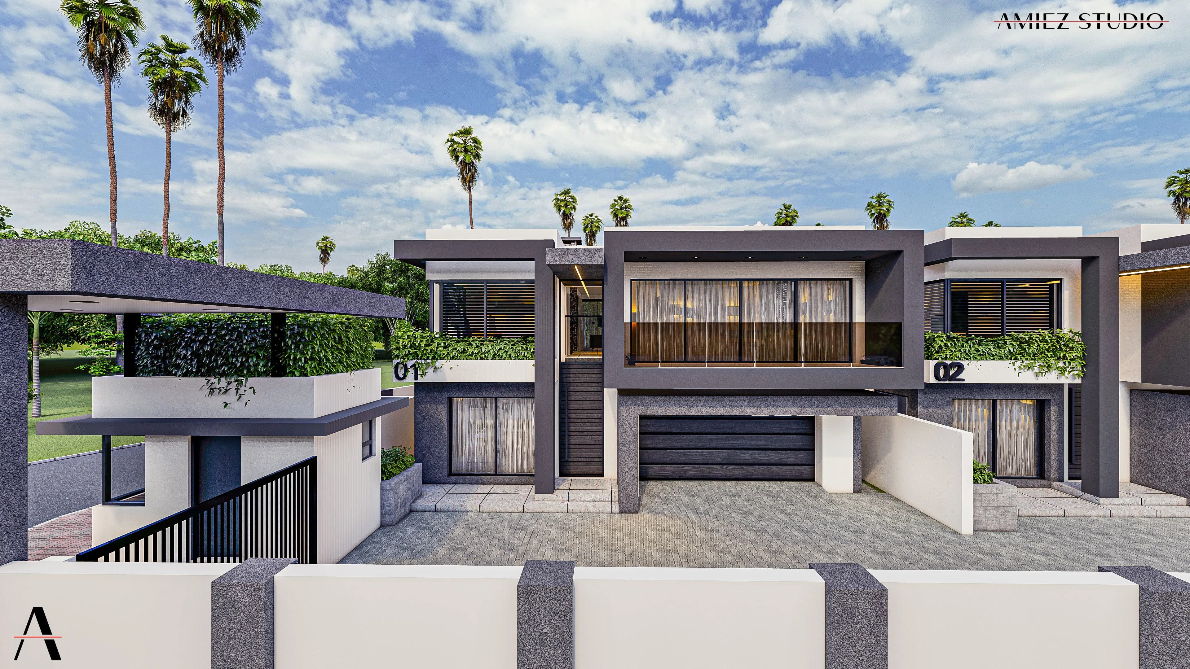 Housing development detail