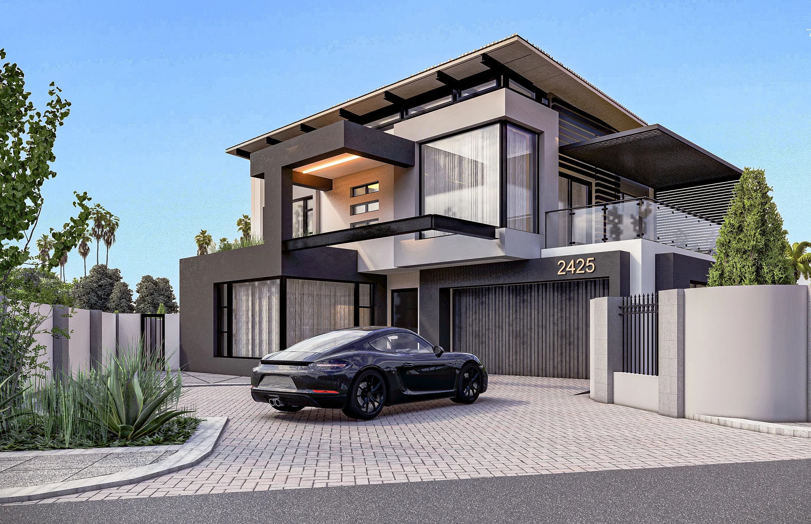 Luxury home exterior