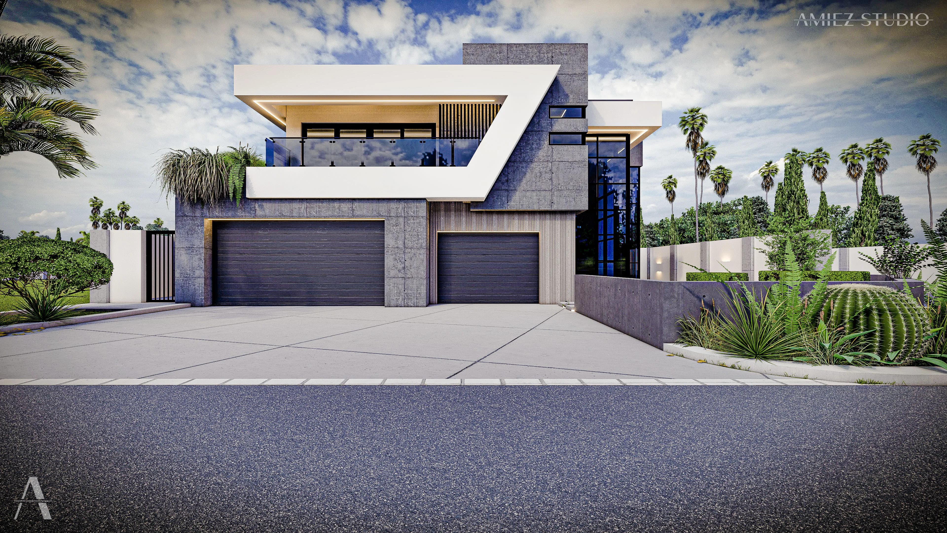 Contemporary house exterior
